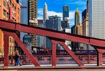 Foto auf Leinwand Chicago-Strukturen © Yves