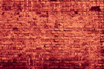 Dark red brick wall texture background.Abstract wallpaper. Perfect texture for the interior exterior any possible industrial grunge vintage hipster background. Graphic resource.