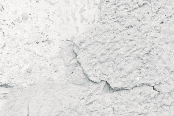 Concrete vintage grunge light texture and background. Old cement white painted scratched wall.