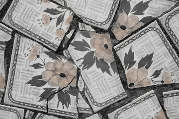 Broken tiles