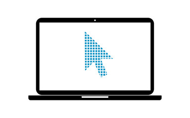 Pixel Icon Laptop - Mauszeiger