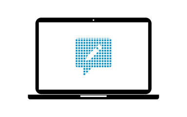 Pixel Icon Laptop - Blog