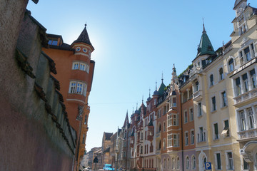 Ancient Bolzano houses