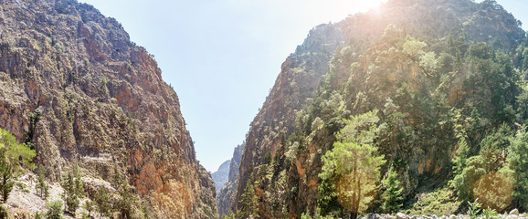 the gorge of Samaria