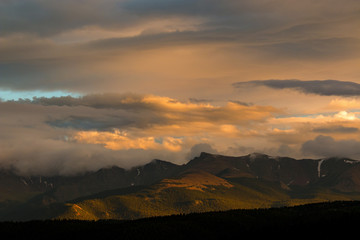 Sunset on Pikes Peak