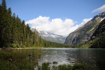 Fototapeta na wymiar Avalanche Lake, Montana