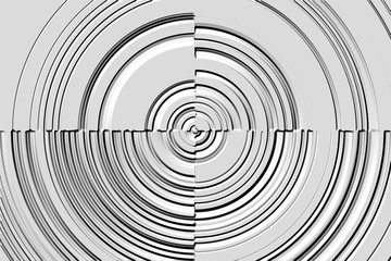 Circular sand forms and shapes, abstract background