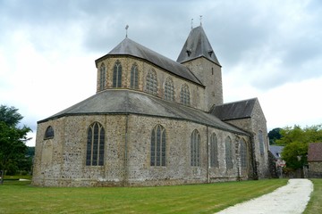 Fototapeta na wymiar Abbaye de Lonlay, Normandie