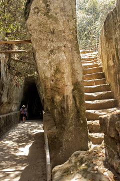 Antro della Sibilla, Cave of the Sibyl, Cumae, Bacoli,