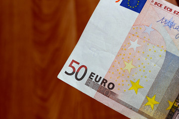 Gebrauchte 50-Euro-Note der ersten Serie