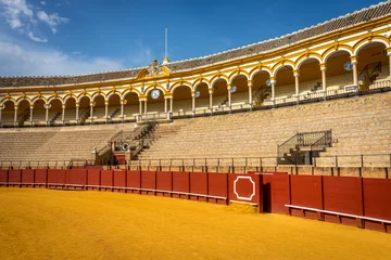 Fotobehang Stierenvechten The bull fighting ring at Seville, Spain, Europe  © SkandaRamana
