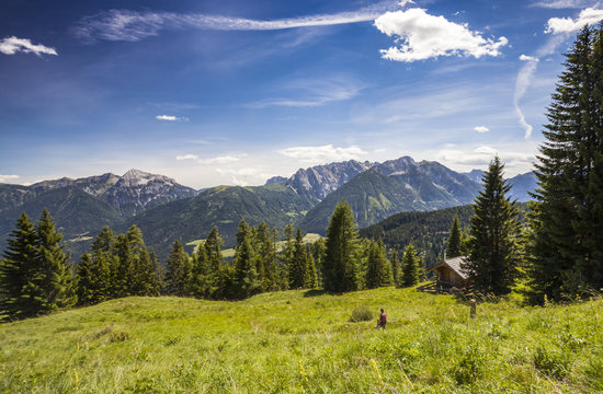 Austria Mountains Summer Landscape Lesachtal Gailtal  Nature