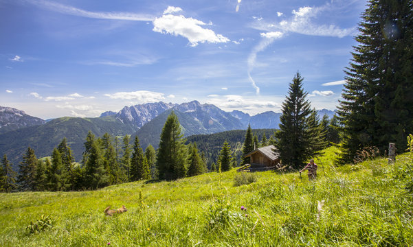 Austria Mountains Summer Landscape Lesachtal Gailtal  Nature