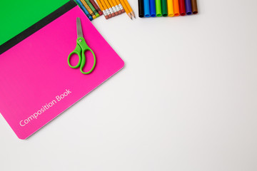 back to school crafts colors paper pencil ruler cell phone 