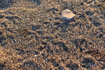 Small stones on the beach