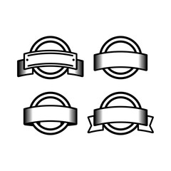 BADGE VINTAGE DESIGN ICON BLACK