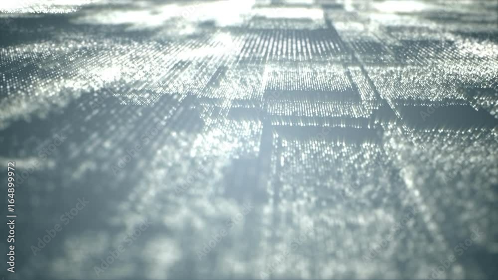 Aufkleber Digital cyber space particles for head up display and User Interface background element