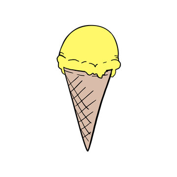 vanilla ice cream draw