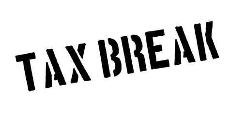 Tax Break rubber stamp. Grunge design with dust scratches. Effects can be easily removed for a clean, crisp look. Color is easily changed.