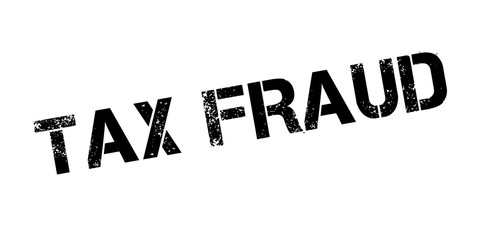 Tax Fraud rubber stamp. Grunge design with dust scratches. Effects can be easily removed for a clean, crisp look. Color is easily changed.
