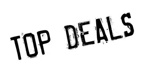 Top Deals rubber stamp. Grunge design with dust scratches. Effects can be easily removed for a clean, crisp look. Color is easily changed.