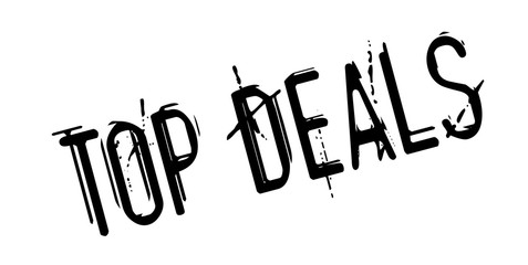 Top Deals rubber stamp. Grunge design with dust scratches. Effects can be easily removed for a clean, crisp look. Color is easily changed.