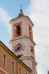 Pink Church Steeple