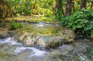 Crystal clear water of Mele Creek - Port Vila, Efate Island, Vanuatu