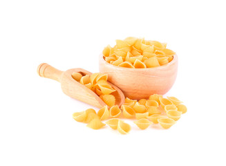 Macaroni Pasta isolated on white background