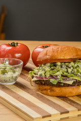 hamburguer falafel vegan