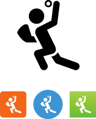 Baseball Pitcher Icon - Illustration