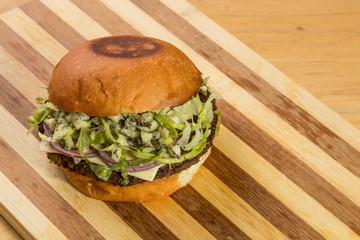 hamburguer falafel vegan