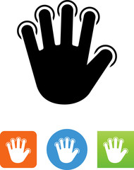 Biometric Scan Icon - Illustration