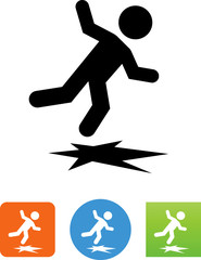 Broken Ice Icon - Illustration