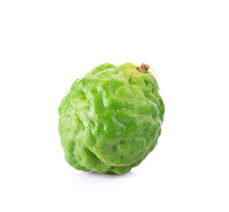 Bergamot on white background