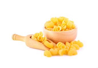Macaroni Pasta isolated on white background