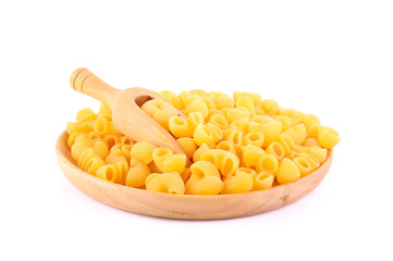 Macaroni Pasta isolated on white background