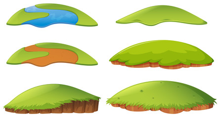 Different shapes of island © GraphicsRF