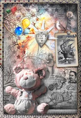 Raamstickers Wonderland-Alice and through the looking-glass series © Rosario Rizzo
