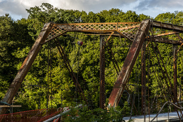 Construction - Black Bridge - Catskill, New York