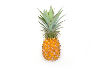 ripe pineapple fruit.
