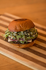 hamburguer falafel vegan