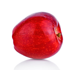 Red apple isolate on white background
