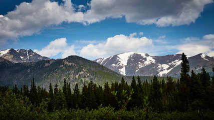 The Rocky Mountains in Summer-Spring