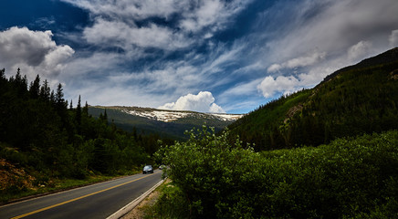 The Rocky Mountains in Summer-Spring