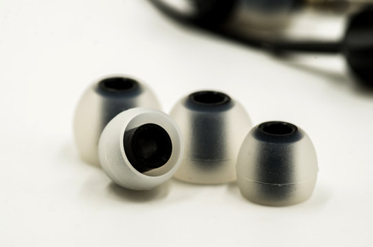 rubber details for earpieces. spare parts for headphones