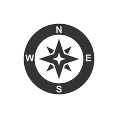 Direction Compass Icon