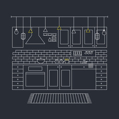 Home Interior Design concept.