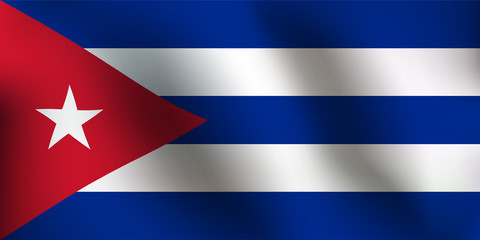  Flag of Cuba - Vector Illustration