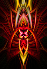 Spiritual Twirl Art #  - "Yucca Blossom"